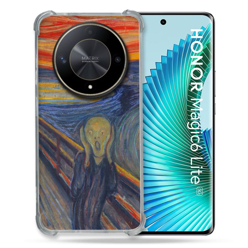 Coque Renforcé Pour Honor Magic 6 Lite 5G Peinture Le Cri