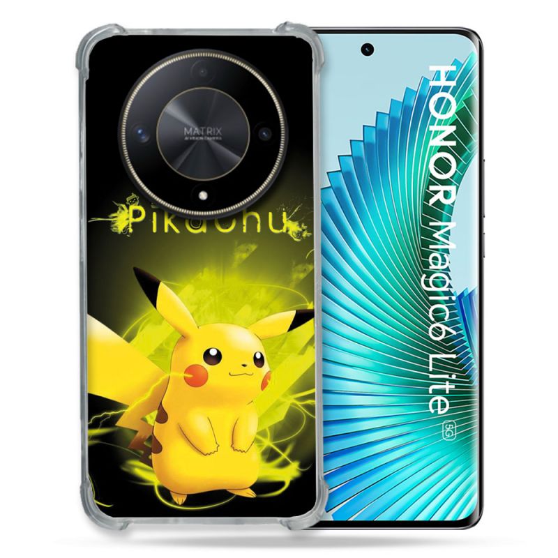 Coque Renforcé Pour Honor Magic 6 Lite 5G Pokemon Pikachu Eclair