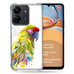 Coque Renforcé Pour Xiaomi Redmi 13C Animal Perroquet Jaune