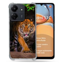 Coque Renforcé Pour Xiaomi Redmi 13C Animal Tigre Jungle