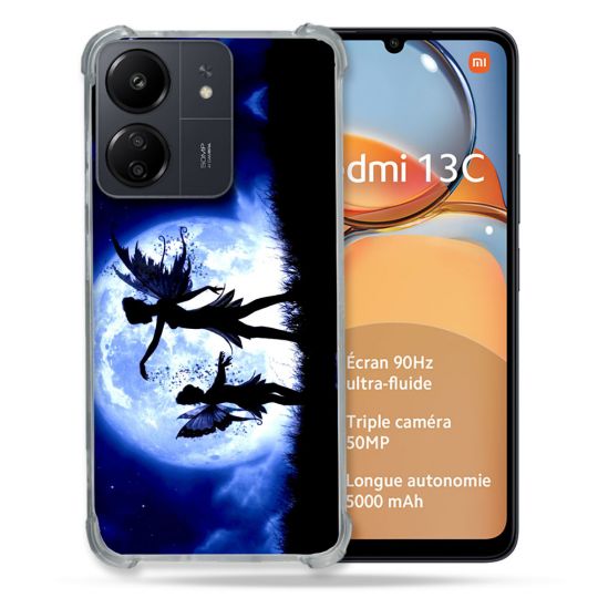 Coque Renforcé Pour Xiaomi Redmi 13C Fantastique Fee Lune