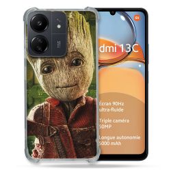 Coque Renforcé Pour Xiaomi Redmi 13C Groot Vert