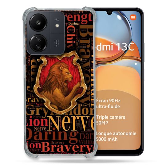Coque Renforcé Pour Xiaomi Redmi 13C Harry Potter Griffondor