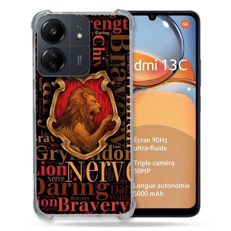 Coque Renforcé Pour Xiaomi Redmi 13C Harry Potter Griffondor