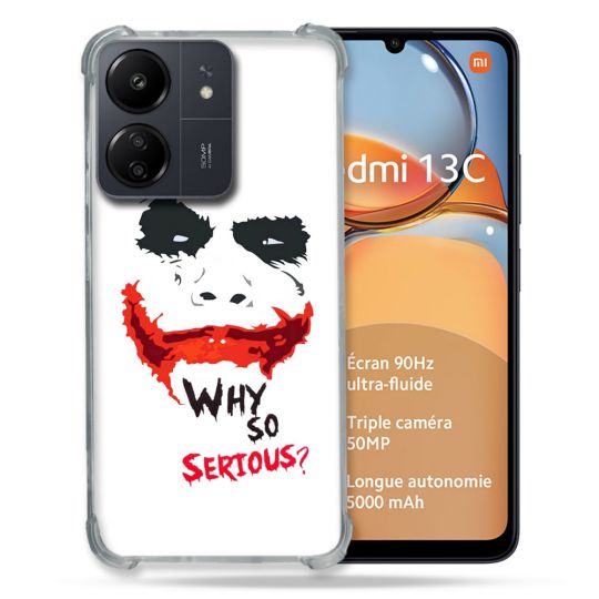 Coque Renforcé Pour Xiaomi Redmi 13C Joker Blanc