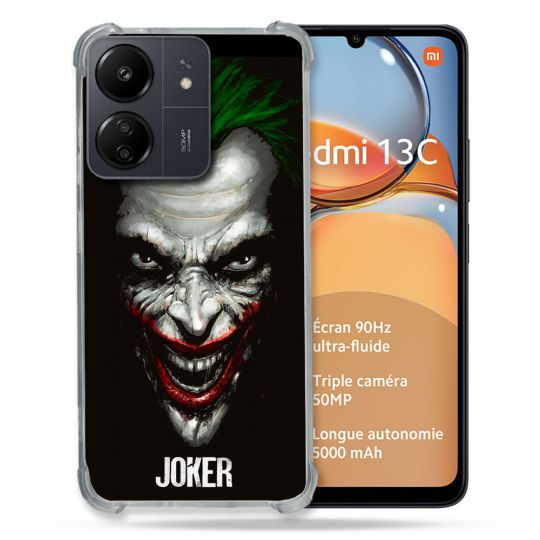 Coque Renforcé Pour Xiaomi Redmi 13C Joker Noir