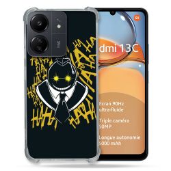 Coque Renforcé Pour Xiaomi Redmi 13C Manga Assassination Classroom Kuro Noir