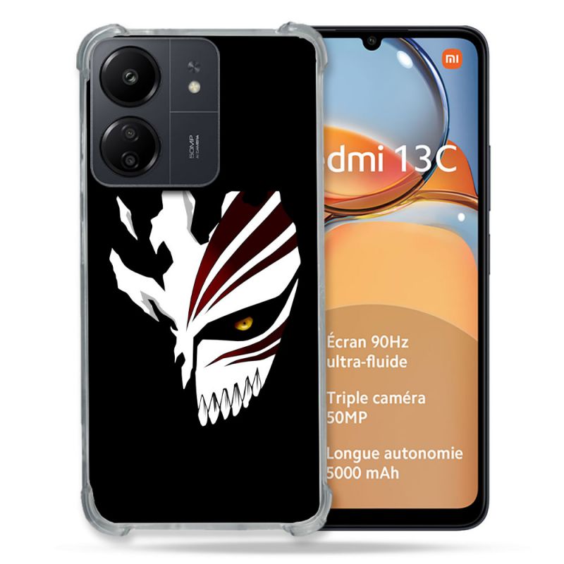 Coque Renforcé Pour Xiaomi Redmi 13C Manga Bleach Masque