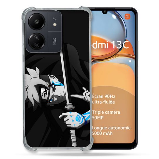 Coque Renforcé Pour Xiaomi Redmi 13C Manga Boruto Epée