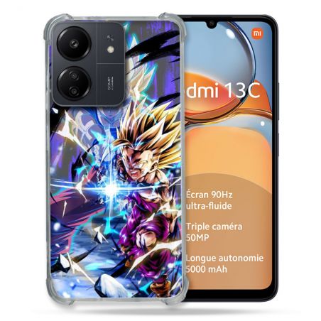 Coque Renforcé Pour Xiaomi Redmi 13C Manga Dragon Ball Sangohan Duo