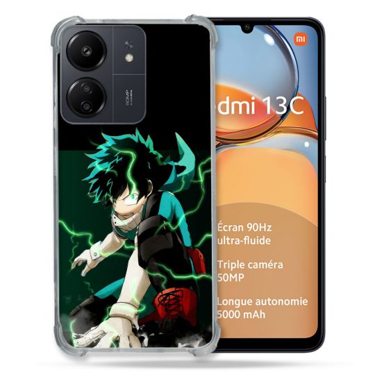 Coque Renforcé Pour Xiaomi Redmi 13C Manga My Hero Academia Deku