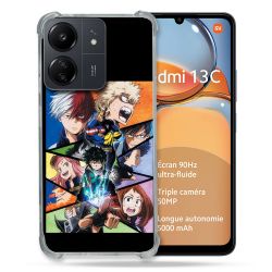 Coque Renforcé Pour Xiaomi Redmi 13C Manga My Hero Academia Noir