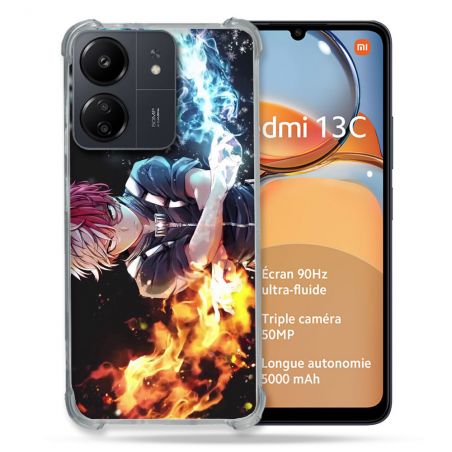 Coque Renforcé Pour Xiaomi Redmi 13C Manga My Hero Academia Shoto