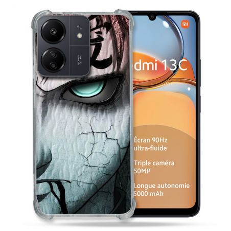Coque Renforcé Pour Xiaomi Redmi 13C Manga Naruto Gaara