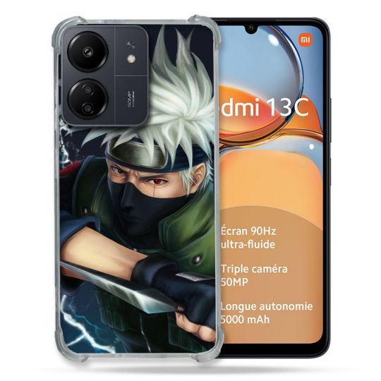 Coque Renforcé Pour Xiaomi Redmi 13C Manga Naruto Kakashi