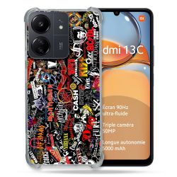 Coque Renforcé Pour Xiaomi Redmi 13C Musique Rock Groupe