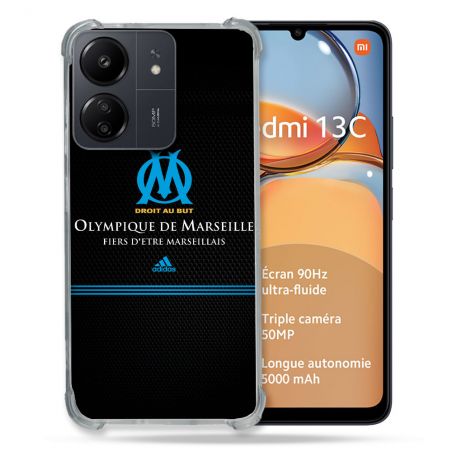Coque Renforcé Pour Xiaomi Redmi 13C Olympique Marseille OM Fier etre Marseillais