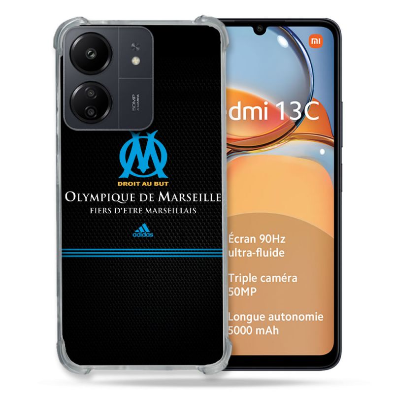 Coque Renforcé Pour Xiaomi Redmi 13C Olympique Marseille OM Fier etre Marseillais