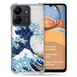 Coque Renforcé Pour Xiaomi Redmi 13C Peinture La Grande Vague