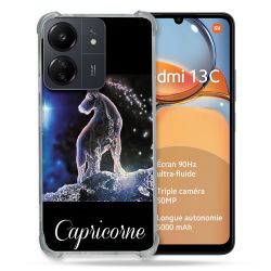 Coque Renforcé Pour Xiaomi Redmi 13C Signe Zodiaque 2 Capricorne