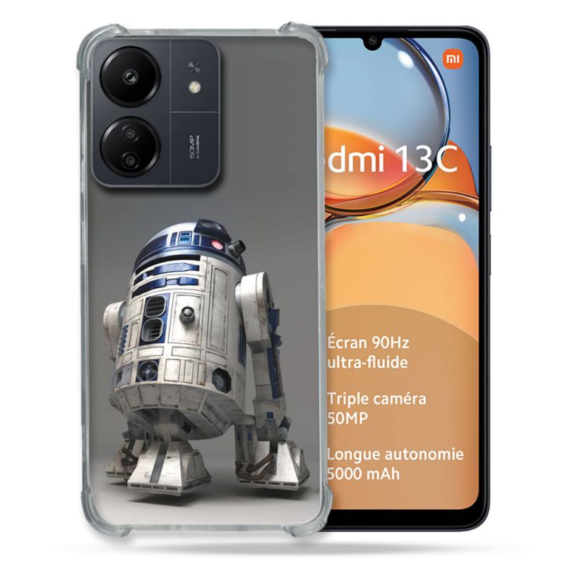 Coque Renforcé Pour Xiaomi Redmi 13C Star Wars - R2D2