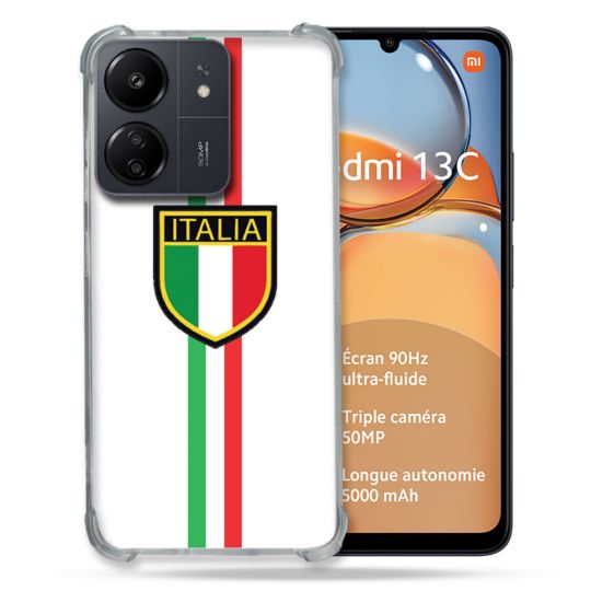 Coque Renforcé Pour Xiaomi Redmi 13C Voyage Italie 3 Blanc