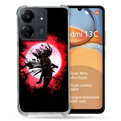 Coque Renforcé Pour Xiaomi Redmi 13C Voyage Japon Samourai