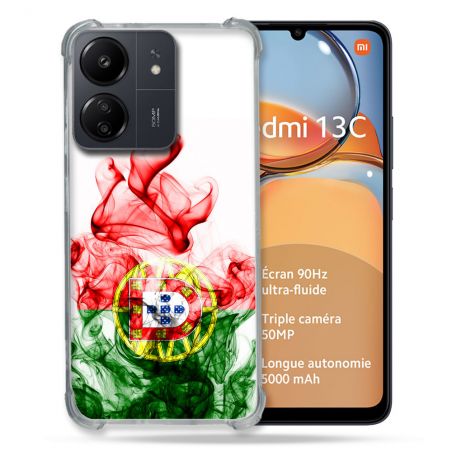Coque Renforcé Pour Xiaomi Redmi 13C Voyage Portugal Flamme