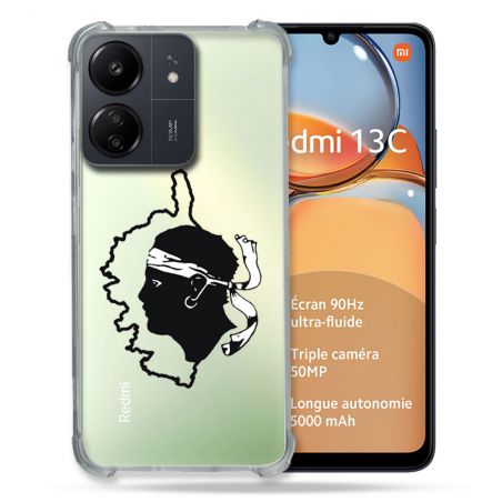 Coque Renforcé Transparente Pour Xiaomi Redmi 13C Corse