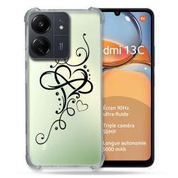 Coque Renforcé Transparente Pour Xiaomi Redmi 13C Cœur infini