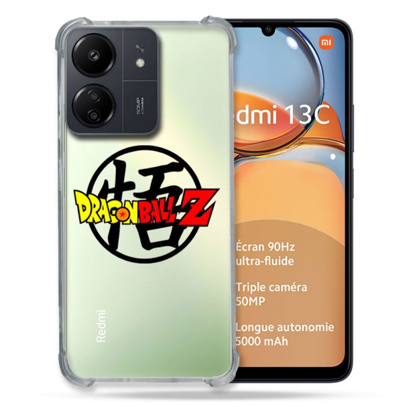 Coque Renforcé Transparente Pour Xiaomi Redmi 13C Dragon Ball Logo