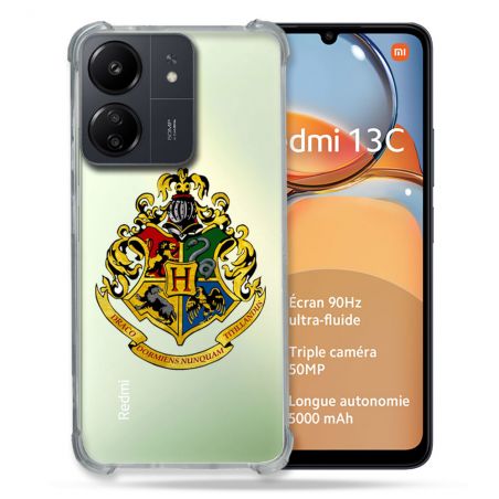 Coque Renforcé Transparente Pour Xiaomi Redmi 13C Harry Potter Poudlard