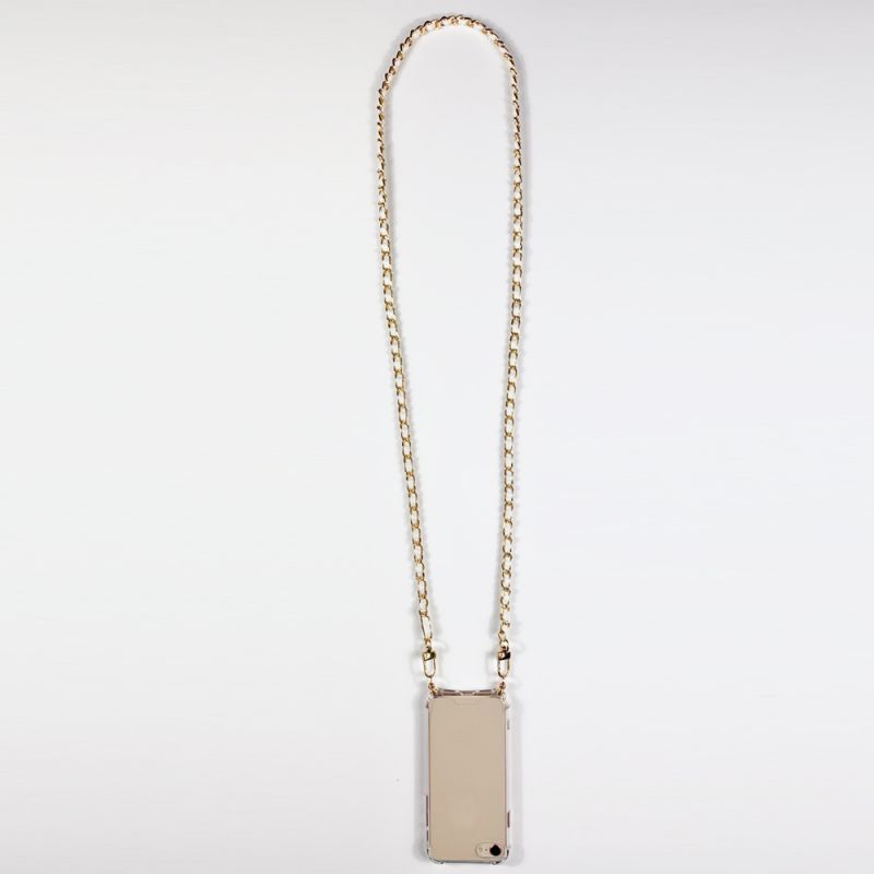 Coque Renforcé Transparente Pour Xiaomi Redmi 13C Lanière / Cordon Chaine suspendue Blanc