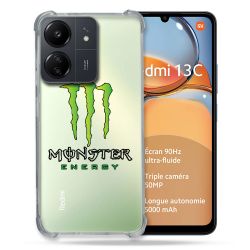 Coque Renforcé Transparente Pour Xiaomi Redmi 13C Monster Energy