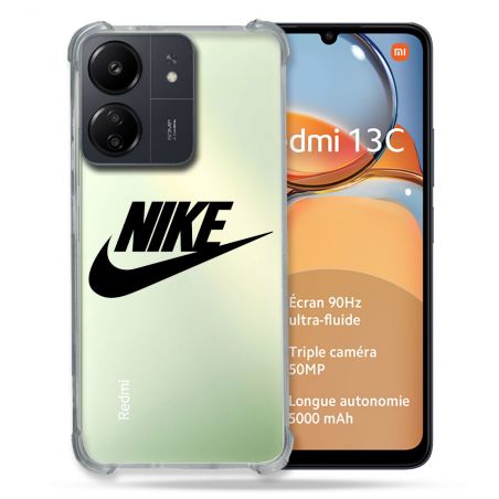 Coque Renforcé Transparente Pour Xiaomi Redmi 13C Nike