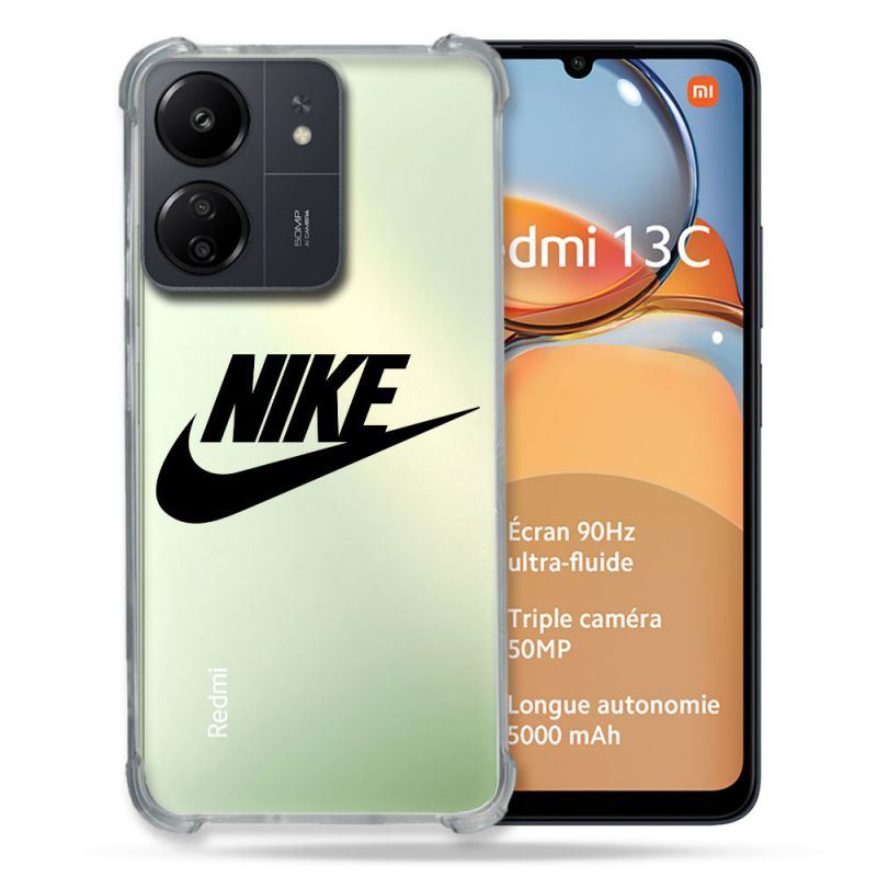 Coque Renforcé Transparente Pour Xiaomi Redmi 13C Nike