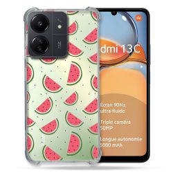 Coque Renforcé Transparente Pour Xiaomi Redmi 13C Pasteque