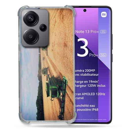 Coque Renforcé Pour Xiaomi Redmi Note 13 Pro Plus 5G Agriculture Moissonneuse