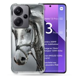 Coque Renforcé Pour Xiaomi Redmi Note 13 Pro Plus 5G Animal Cheval Blanc