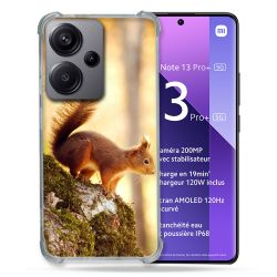 Coque Renforcé Pour Xiaomi Redmi Note 13 Pro Plus 5G Animal Ecureuil Bois