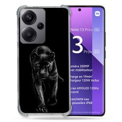 Coque Renforcé Pour Xiaomi Redmi Note 13 Pro Plus 5G Animal Panthère Noire