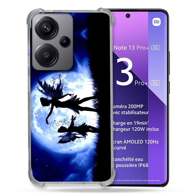 Coque Renforcé Pour Xiaomi Redmi Note 13 Pro Plus 5G Fantastique Fee Lune