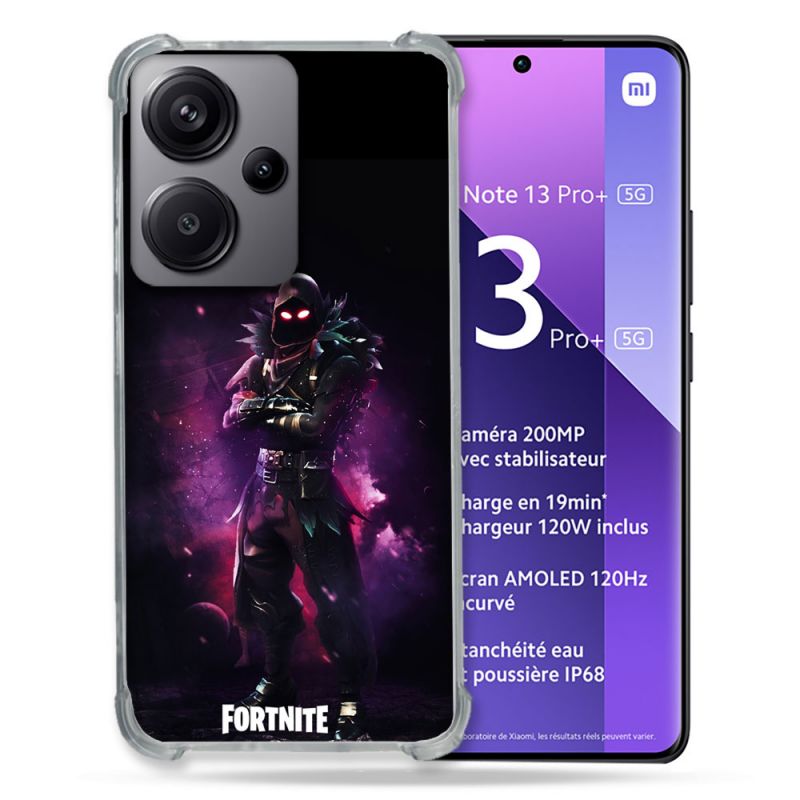 Coque Renforcé Pour Xiaomi Redmi Note 13 Pro Plus 5G Fortnite Raven
