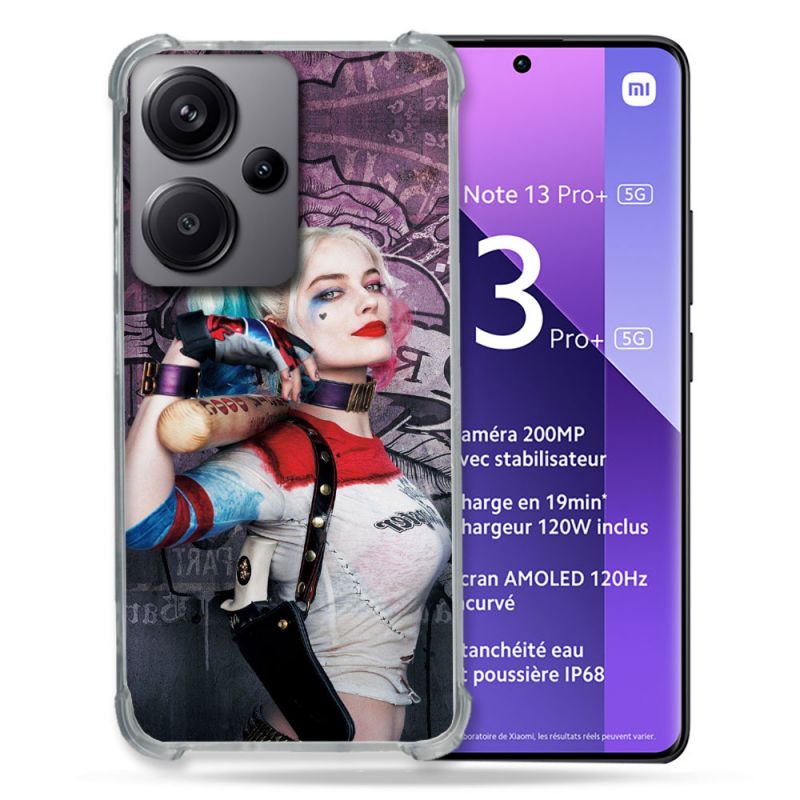 Coque Renforcé Pour Xiaomi Redmi Note 13 Pro Plus 5G Harley Quinn Batte