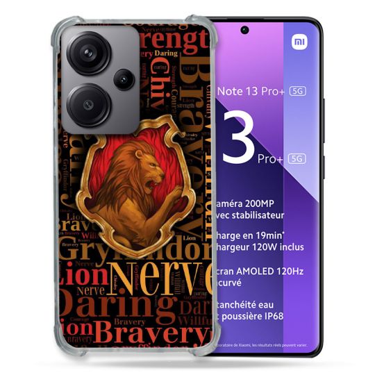 Coque Renforcé Pour Xiaomi Redmi Note 13 Pro Plus 5G Harry Potter Griffondor