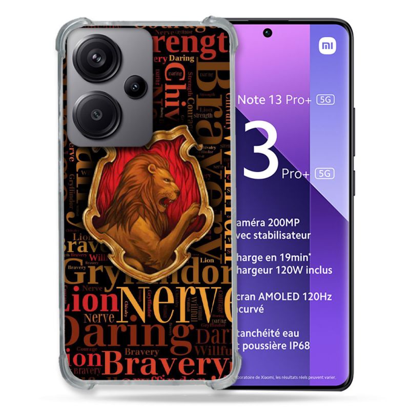 Coque Renforcé Pour Xiaomi Redmi Note 13 Pro Plus 5G Harry Potter Griffondor