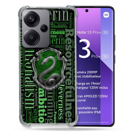 Coque Renforcé Pour Xiaomi Redmi Note 13 Pro Plus 5G Harry Potter Serpentar