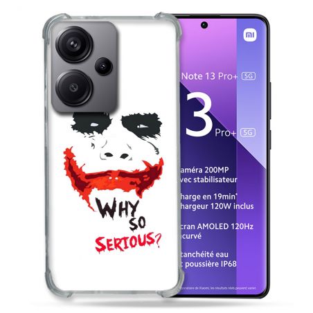 Coque Renforcé Pour Xiaomi Redmi Note 13 Pro Plus 5G Joker Blanc