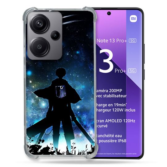 Coque Renforcé Pour Xiaomi Redmi Note 13 Pro Plus 5G Manga Attaque Titans Levi