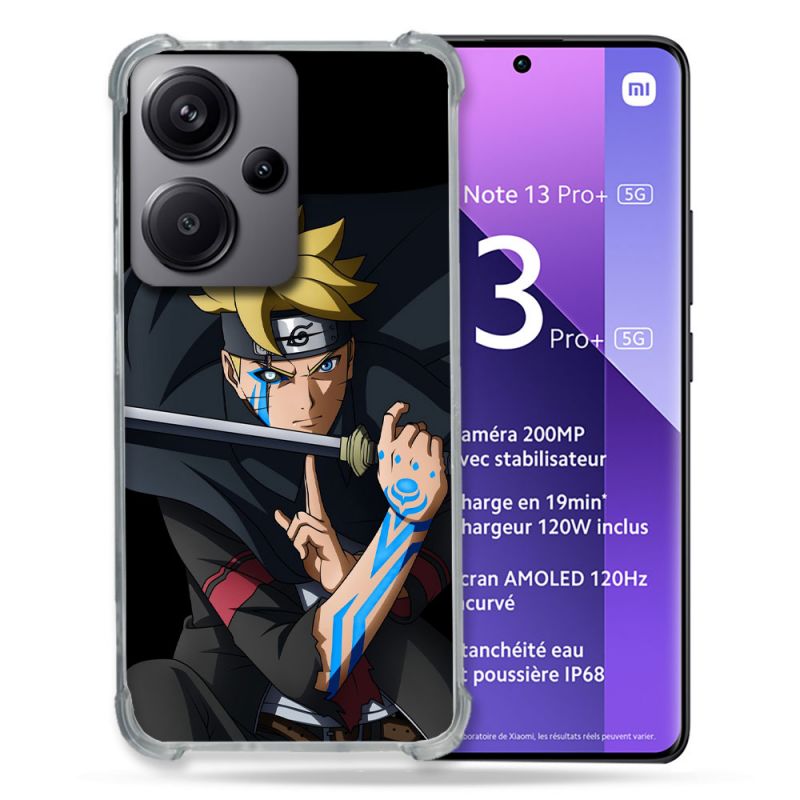 Coque Renforcé Pour Xiaomi Redmi Note 13 Pro Plus 5G Manga Boruto Tatouage